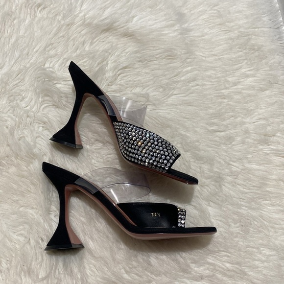 Amina Muaddi Paloma crystal slipper size 36.5EU - Picture 15 of 15